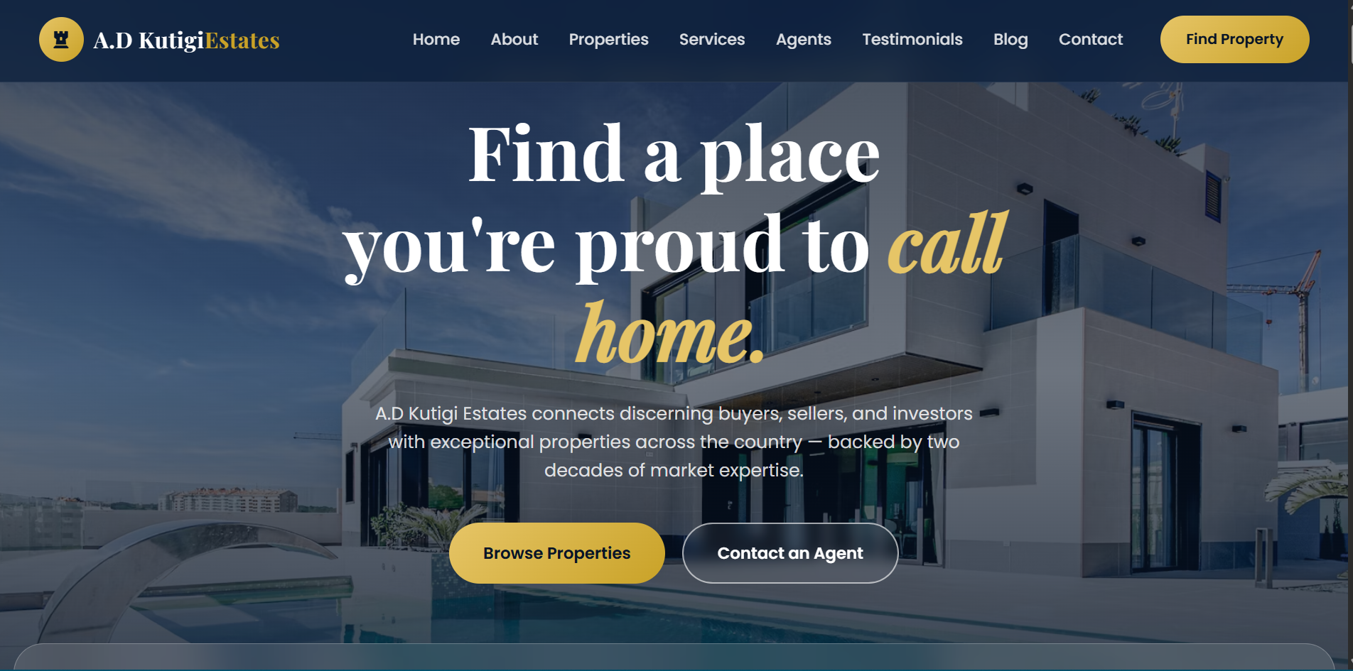 real-estate website
